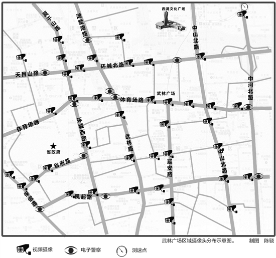 杭城最全道路摄像头地图首次面世在这5条路上