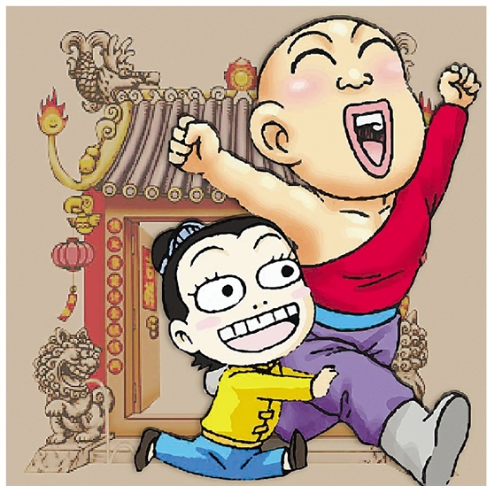 创作系列漫画《乌龙院》的台湾地区知名漫画家敖幼祥最近"重出江湖".