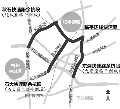 杭州快速路外延 明年临平到市区只要15分钟图片