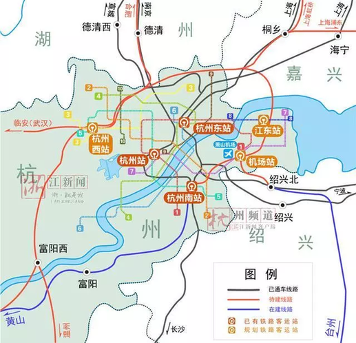 最新!杭州10条地铁线路全部确定 _ 杭州政协新