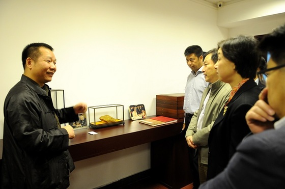 民进江苏省委会来萧调研萧山民进会员徐尧林企