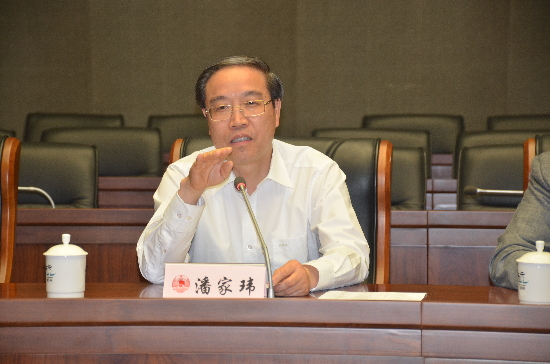 潘家玮主席会见澳门工商界杭州考察团