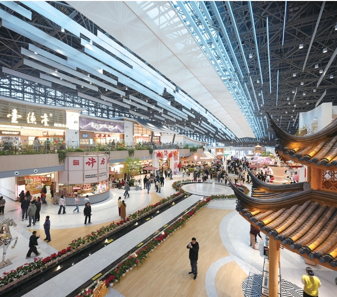 桐庐服务区内景 记者 陈林森 摄