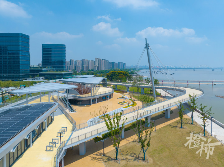 钱岸公园观潮驿观景平台