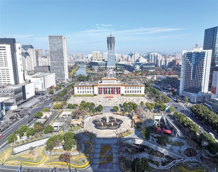 武林广场全景