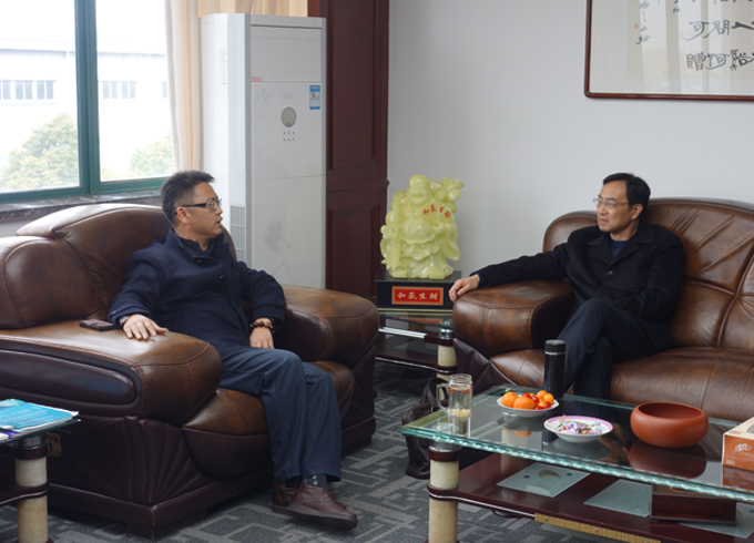 张鸿建副会长走访杭州天和建设集团